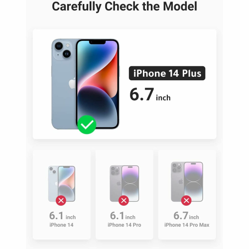 UGREEN Clear Magnetic Protective Case for iPhone 14 Plus (90935) - 2