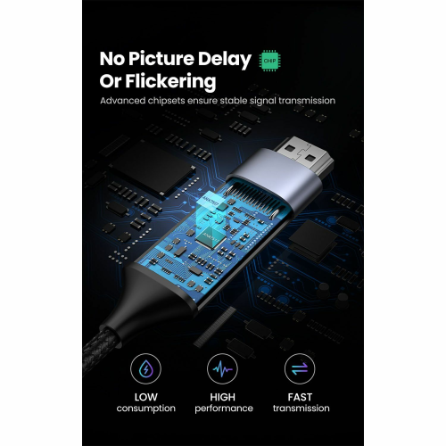 UGREEN USB-C Male to HDMI 4K 60Hz Male Cable 1.5m (50570) - 4