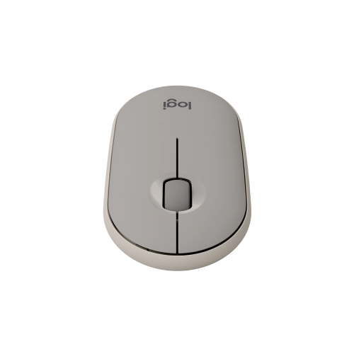 Logitech M350 Pebble Silent Wireless Mouse with Bluetooth, Sand - 3