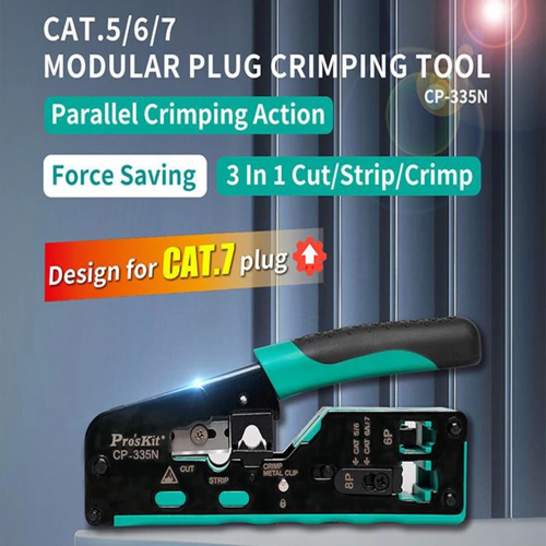 ProsKit CP-335N CAT7 Modular Plug Crimping Tool - 2