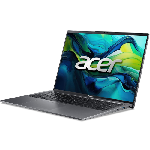 Acer Aspire Go 16 A16-71M-53B9 Intel Core Ultra 5-125H, DDR5 16GB RAM, 512GB PCIe NVMe Gen4 M.2 SSD, Intel Arc Graphics, 16-inch WUXGA, Win11 Home, Steel Grey - 9