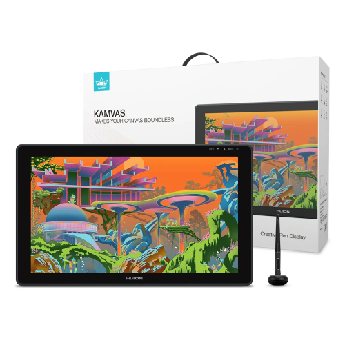 Huion Kamvas 22 GS2201 Graphic Pen Display, Black - 7