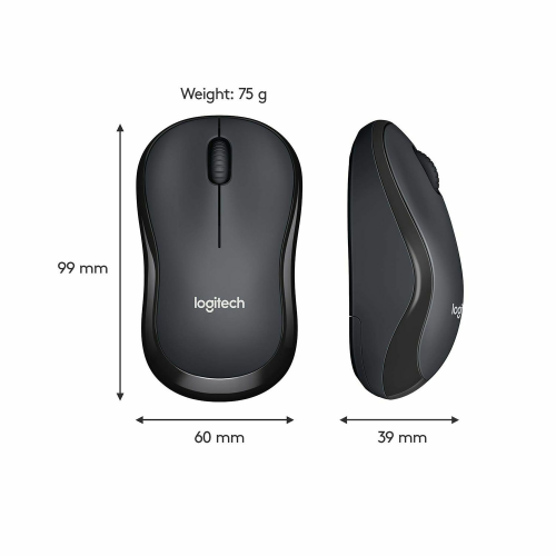 Logitech M221 Wireless Silent Mouse, Grey - 2