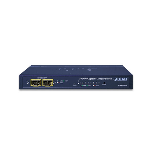 Planet GSD-1002M 8-Port Gigabit + 2-Port SFP Managed Desktop Switch / Свич салаалагч , Сүлжээний Төхөөрөмж / - 2