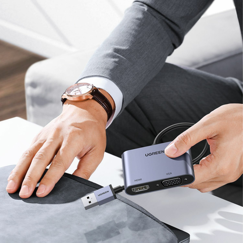 UGREEN USB 3.0 to HDMI and VGA converter (20518) - 5