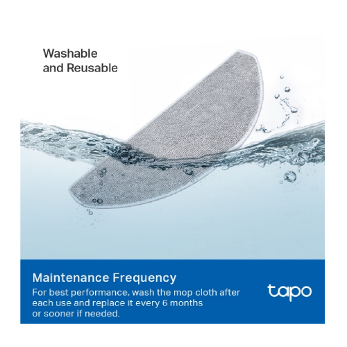 Tapo RVA301 Tapo Robot Vacuum Washable Mop Cloth - 3