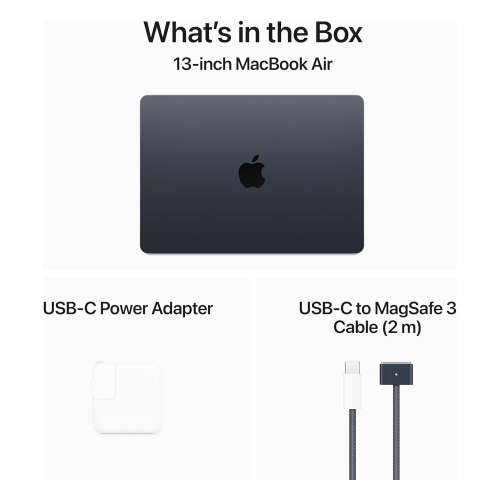 Apple MacBook Air 13.6" M3-chip, 8-core CPU, 8-core GPU, 16GB RAM, 256GB SSD Midnight /MC8K4/ - 6